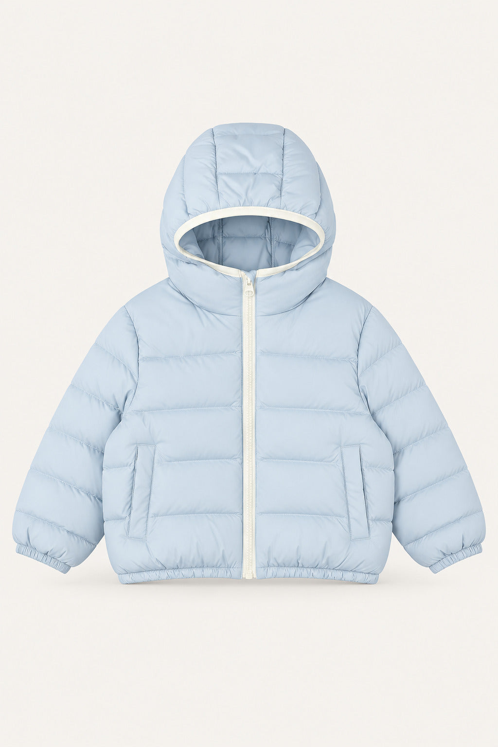LUMIÈRE CONTRAST PUFFER JACKET YELLOW