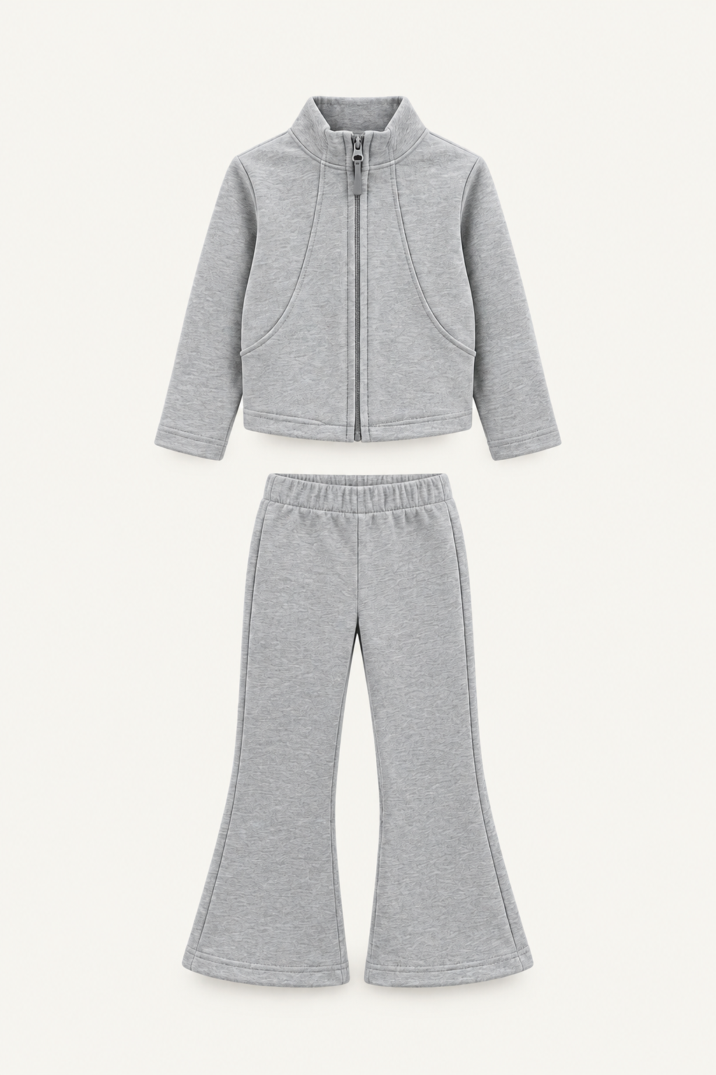 LUMIÈRE PINK ZIP-UP TRACKSUIT SET