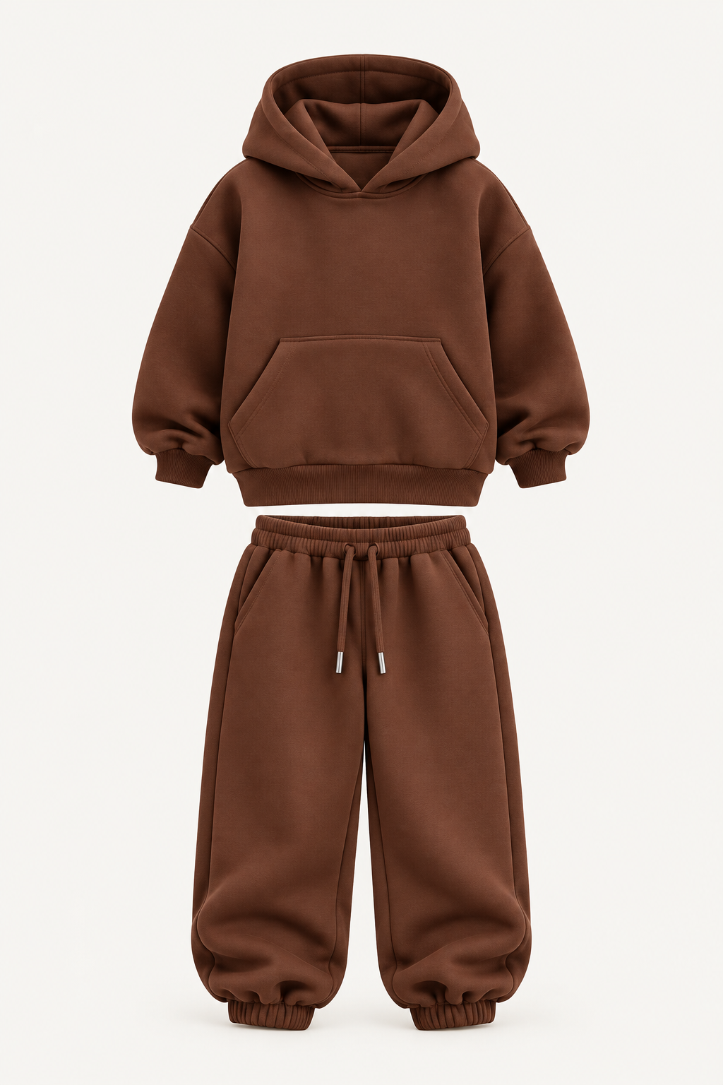 ESSENTIAL PULLOVER HOODIE SET PINK