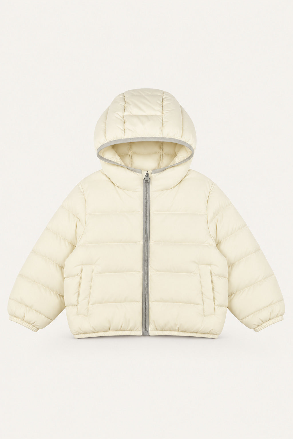 LUMIÈRE CONTRAST PUFFER JACKET BLACK