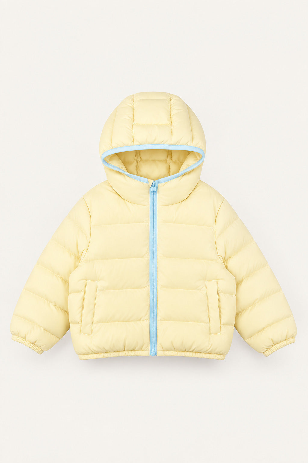 LUMIÈRE CONTRAST PUFFER JACKET BROWN